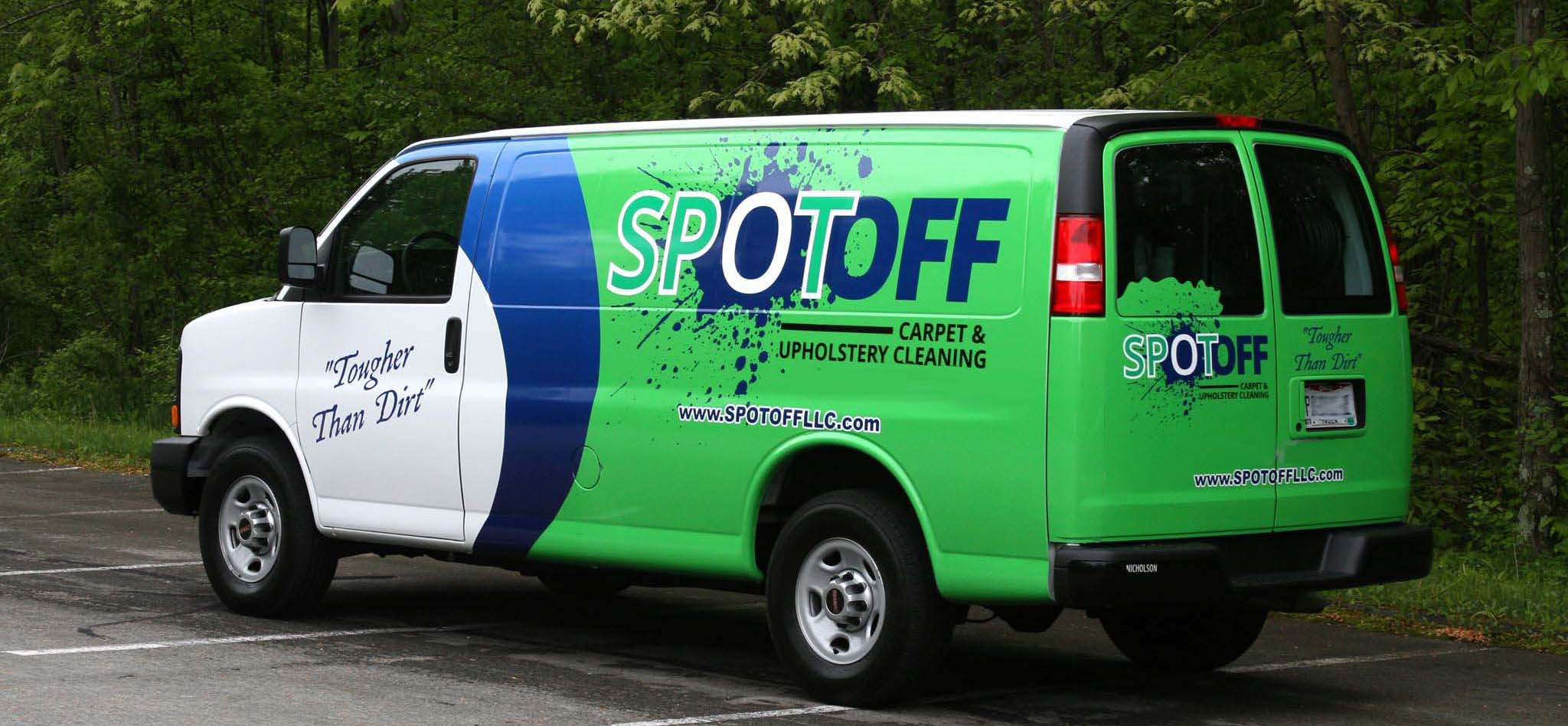 SpotOFF Carpet and Upholstery Cleaners van